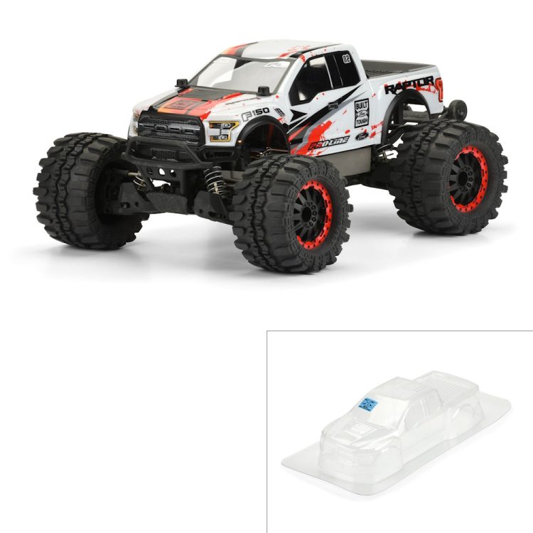 Pro-Line - 1:10 2017 Ford F-150 Raptor, Clear Body Stampede