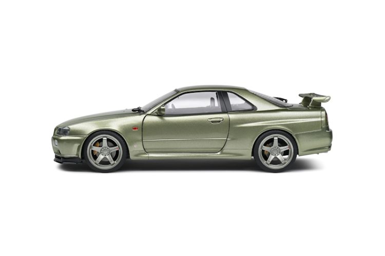 Solido - 1:18 Nissan GT-R (R34) 1999 – Green Metallic - Image 2