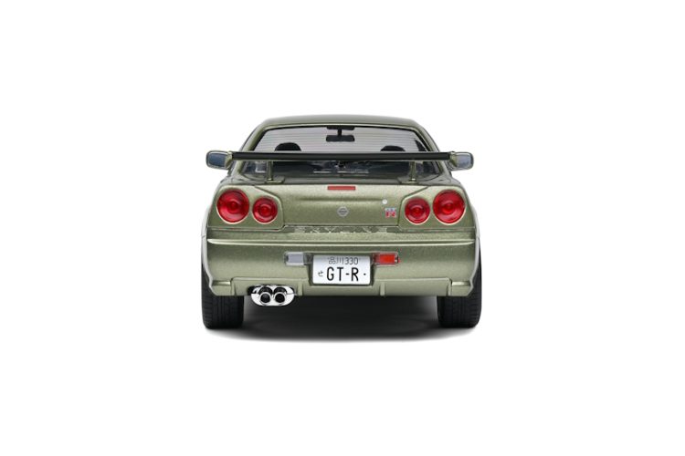 Solido - 1:18 Nissan GT-R (R34) 1999 – Green Metallic - Image 3