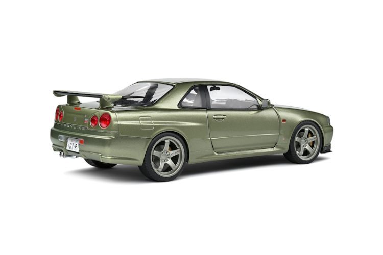 Solido - 1:18 Nissan GT-R (R34) 1999 – Green Metallic - Image 4