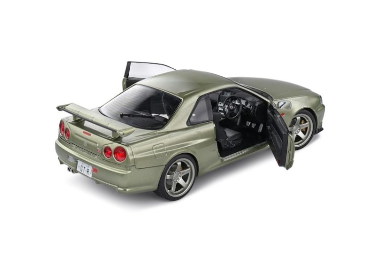 Solido - 1:18 Nissan GT-R (R34) 1999 – Green Metallic - Image 8