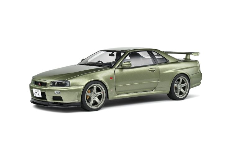 Solido - 1:18 Nissan GT-R (R34) 1999 – Green Metallic