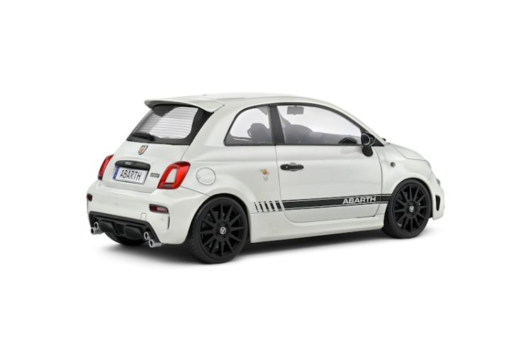 Solido - 1:18 Fiat F595 Abarth - Ghiaccio White - 2022 - Image 4