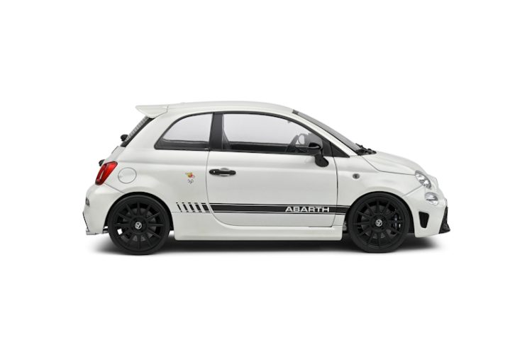 Solido - 1:18 Fiat F595 Abarth - Ghiaccio White - 2022 - Image 5