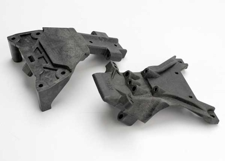 Traxxas - Bulkheads, front (upper&lower)