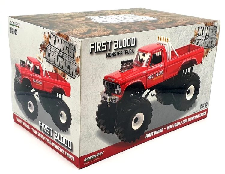 Greenlight - 1:18 1978 Ford F-250 Monster Truck - First Blood, Kings of Krunch - Image 3