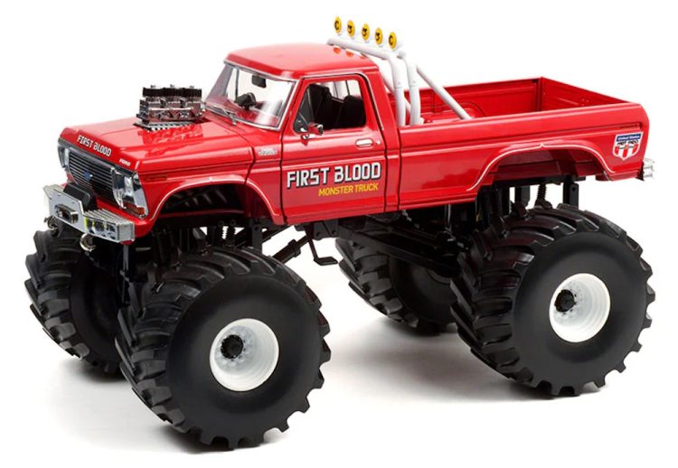 Greenlight - 1:18 1978 Ford F-250 Monster Truck - First Blood, Kings of Krunch