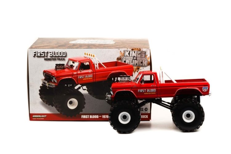 Greenlight - 1:18 1978 Ford F-250 Monster Truck - First Blood, Kings of Krunch - Image 2