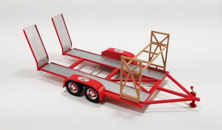 Greenlight - 1:18 Tandem Car Trailer - The Busted Knuckle Garage - Image 2