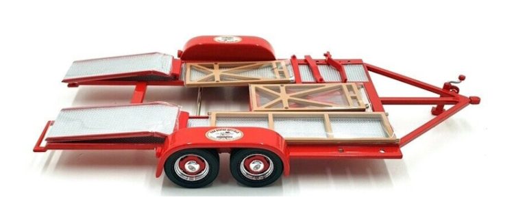 Greenlight - 1:18 Tandem Car Trailer - The Busted Knuckle Garage