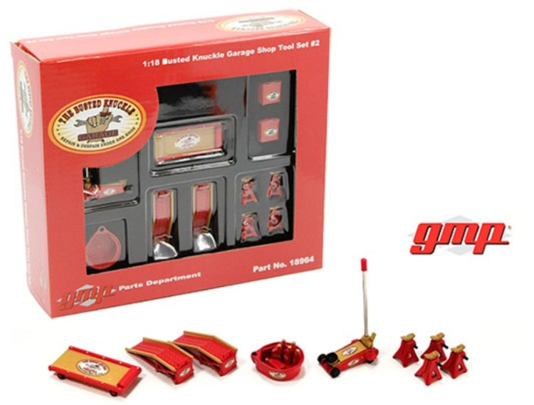 Greenlight - 1:18 Shop Tool Set #2 - The Busted Knuckle Garage