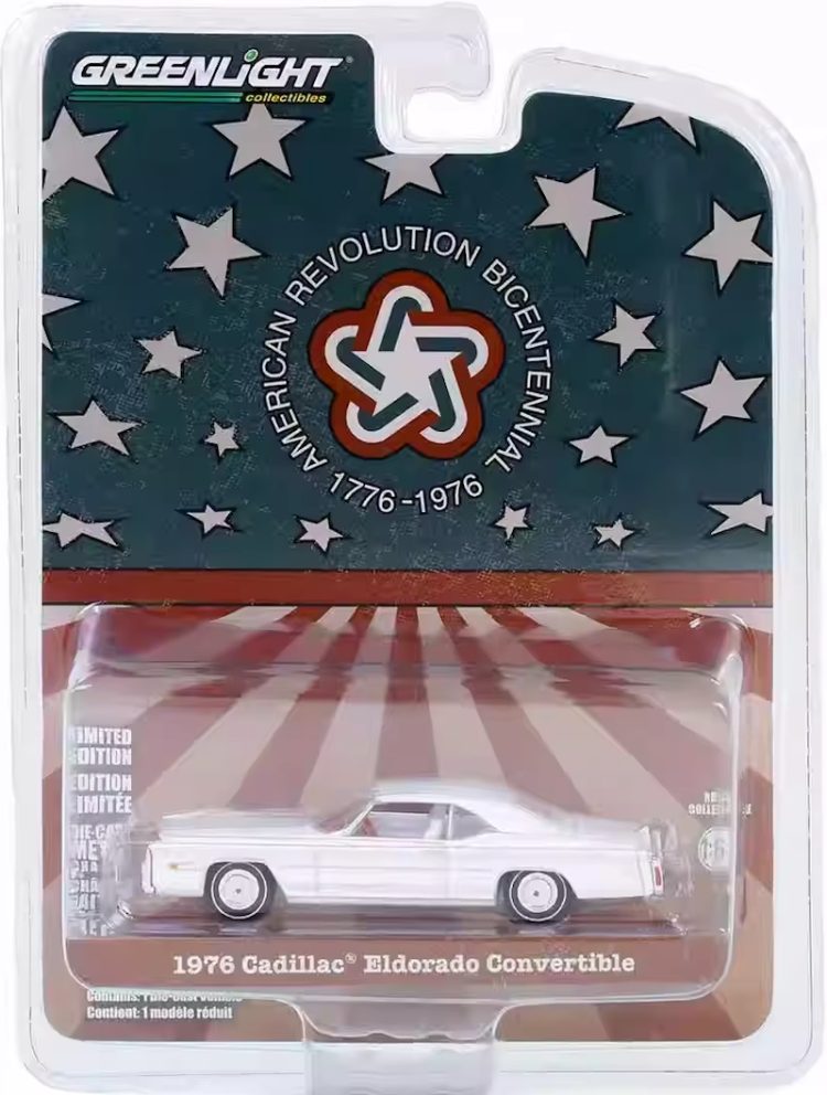 Greenlight - 1:64 1976 Cadillac Eldorado Convertible -  Anniversary Collection Series 16 - Image 2