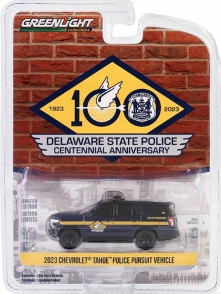 Greenlight - 1:64 2023 Chevrolet Tahoe Police Persuit Vehicle - Anniversary Collection Series 16 - Image 2