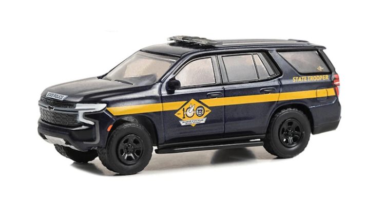 Greenlight - 1:64 2023 Chevrolet Tahoe Police Persuit Vehicle - Anniversary Collection Series 16