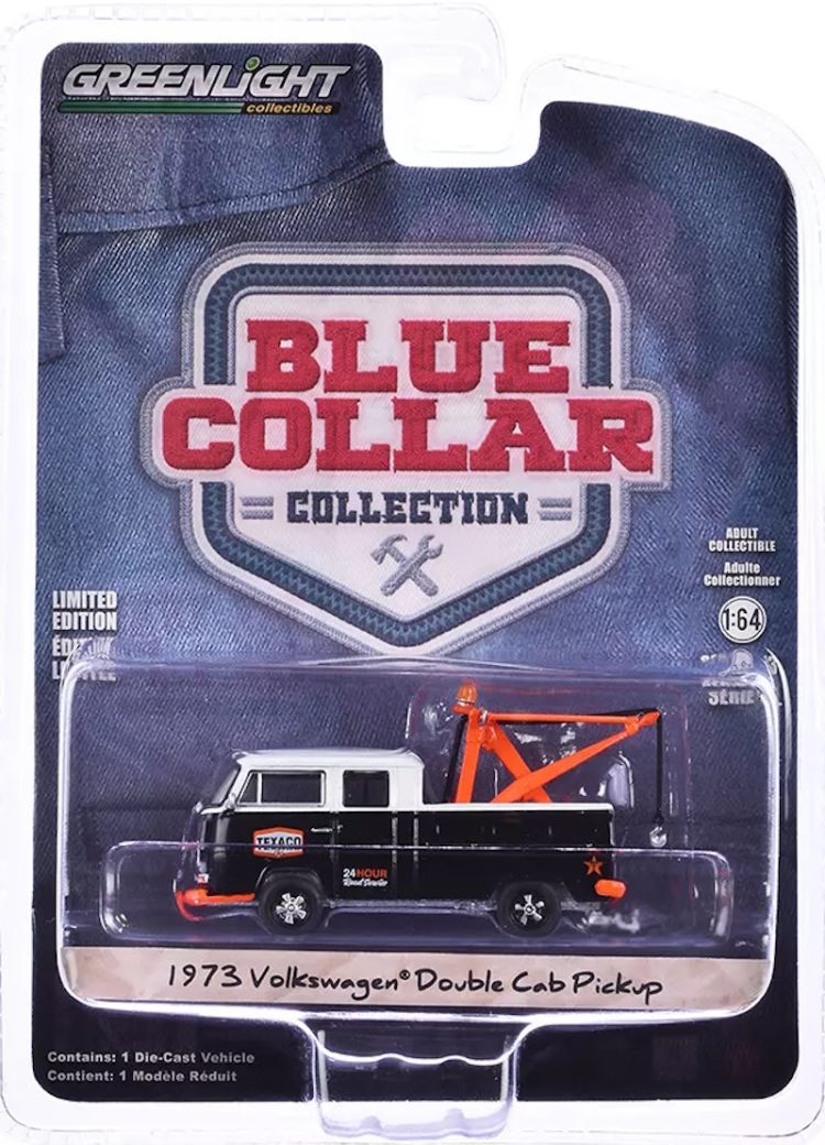 Greenlight - 1:64 1973 Volkwagen Double Cab Pickup - Blue Collar Collection Series 13 - Image 2