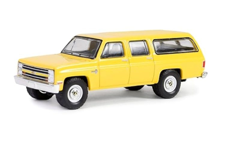 Greenlight - 1:64 1987 Chevrolet Suburban K20 Custom Deluxe - Blue Collar Collection Series 13 (Raw Chase)