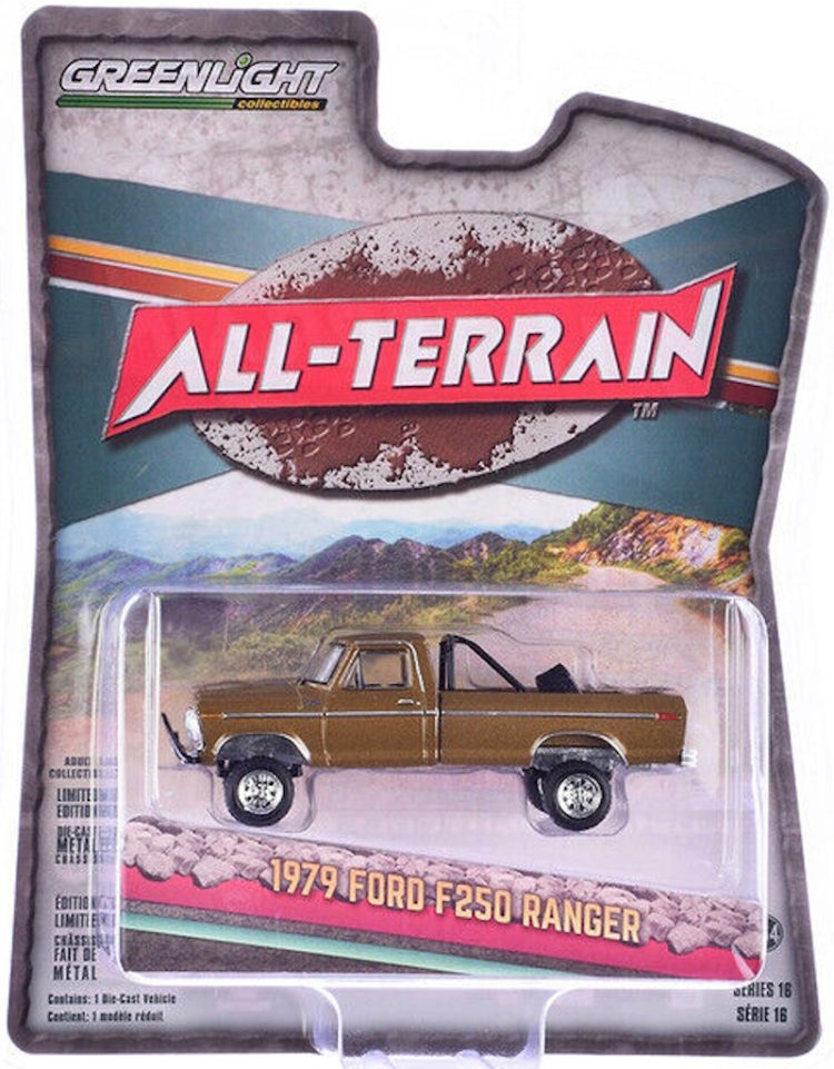 Greenlight - 1:64 1979 Ford F250 Ranger - All Terrain Series 16 (Raw Chase) - Image 2