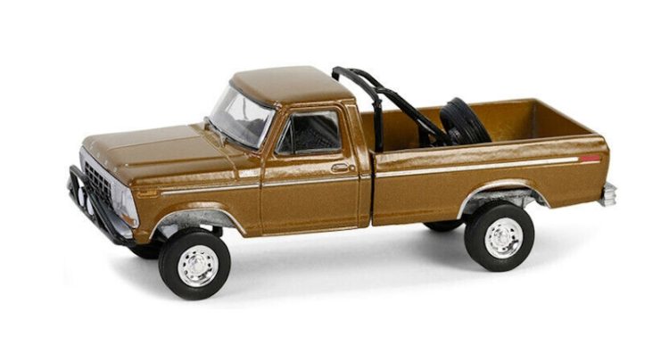 Greenlight - 1:64 1979 Ford F250 Ranger - All Terrain Series 16 (Raw Chase)