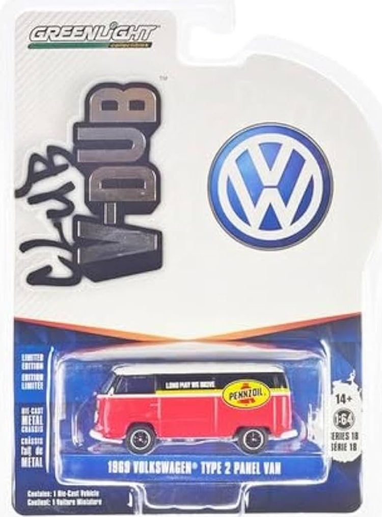 Greenlight - 1:64 1969 Volkswagen Type 2 Panel Van - Club V-Dub Series 18 - Image 2