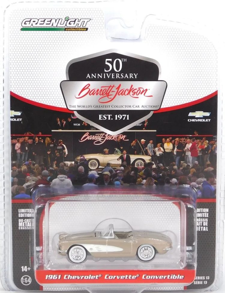 Greenlight - 1:64 1961 Chevrolet Corvette convertible - Barret-Jackson "Scottsdale Edition" Series 13 - Image 2