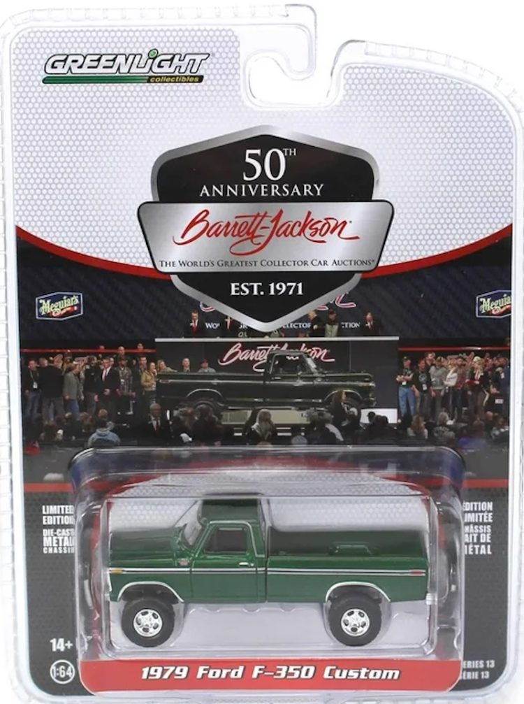 Greenlight - 1:64 1979 Ford F-350 Custom - Barrett-Jackson "Scottsdale Edition" Series 13 - Image 2