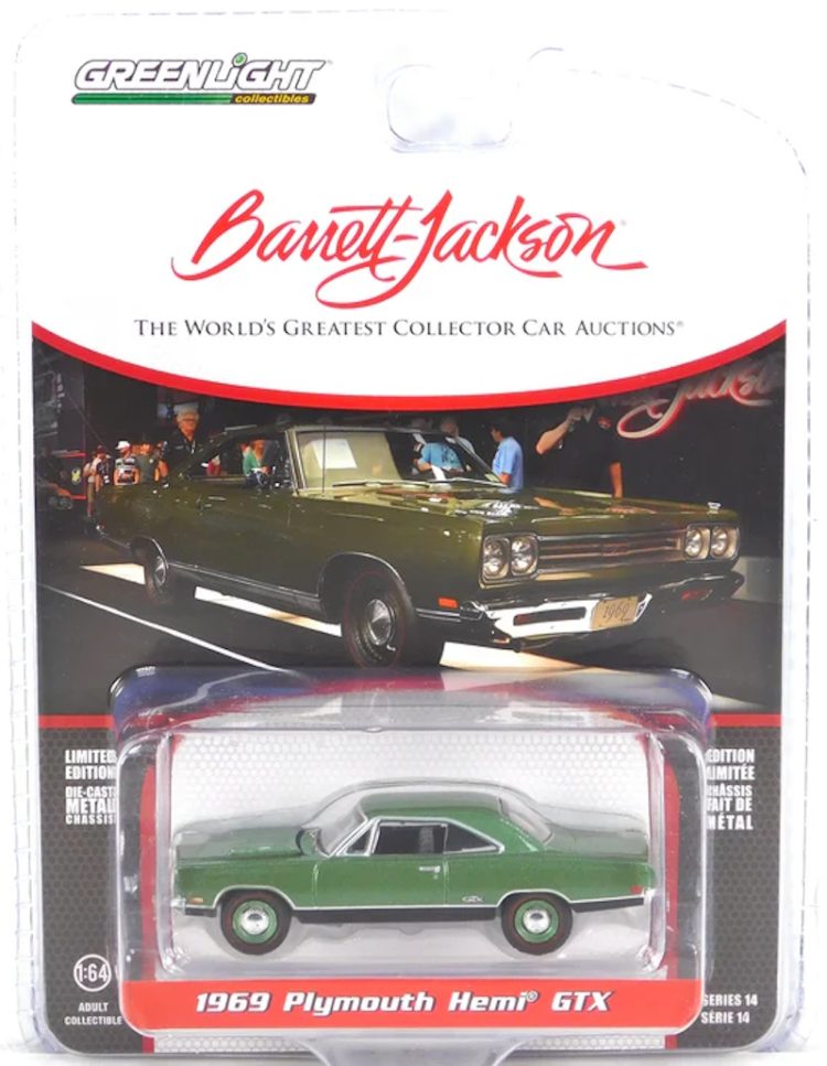 Greenlight - 1:64 1969 Plymouth Hemi GTX - Barrett-Jackson Series 14 - Image 2