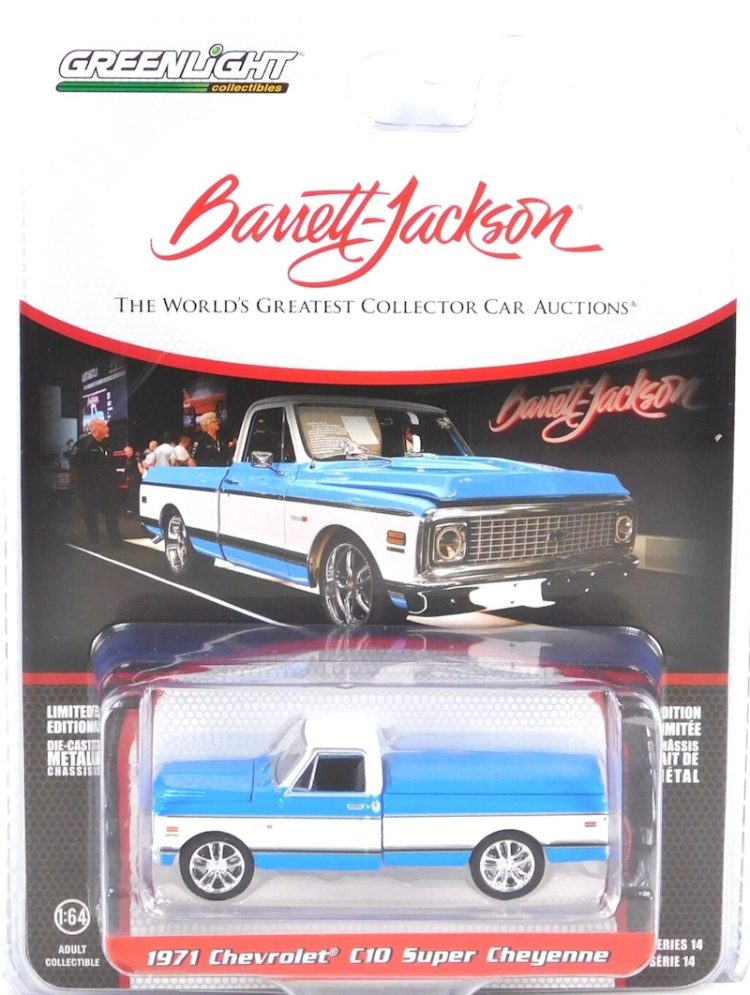 Greenlight - 1:64 1971 Chevrolet C10 Super Cheyenne - Barrett-Jackson Series 14 - Image 2