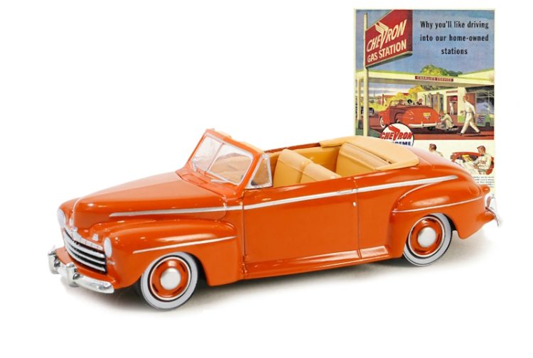 Greenlight - 1:64 1946 Ford Super Deluxe Convertible - Vintage Ad Cars Series 10