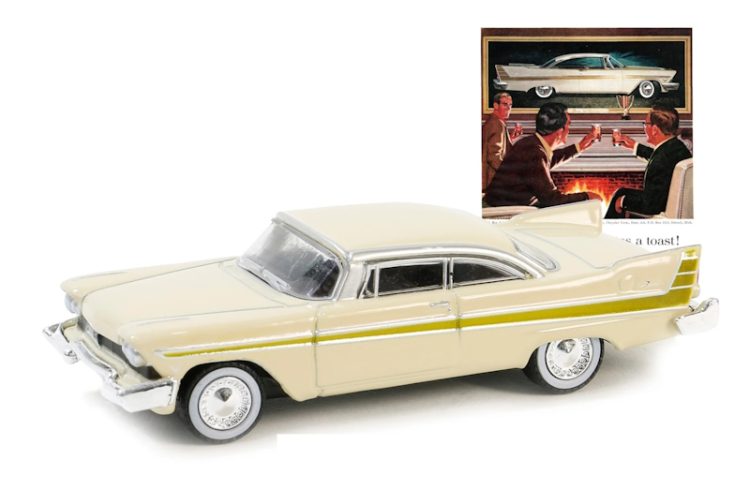 Greenlight - 1:64 1957 Plymouth Fury - Vinatge Ad Cars Series 10