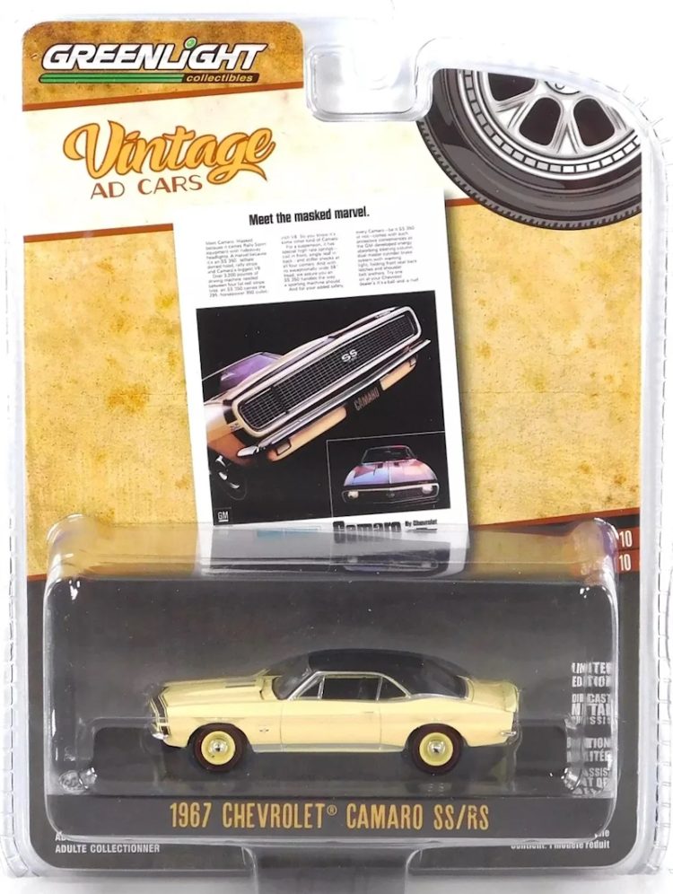 Greenlight - 1:64 1967 Chevrolet Camaro SS/RS - Vinatge Ad Cars Series 10 - Image 2