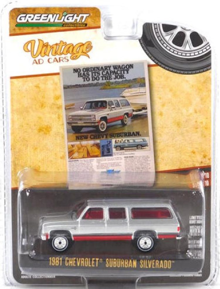 Greenlight - 1:64 1981 Chevrolet Suburban Silverado - Vintage Ad Cars Series 10 - Image 2