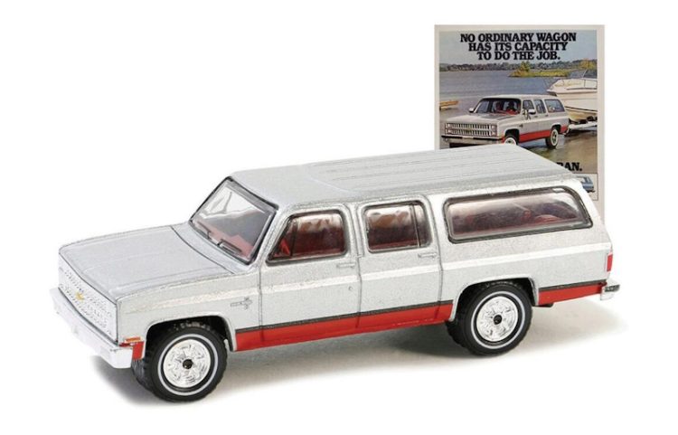 Greenlight - 1:64 1981 Chevrolet Suburban Silverado - Vintage Ad Cars Series 10