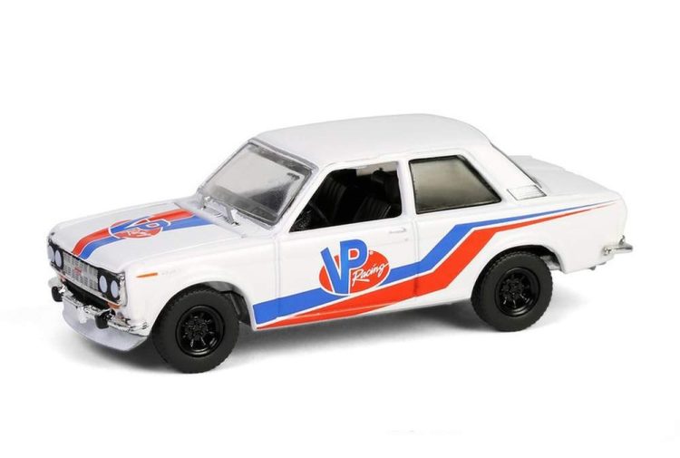 Greenlight - 1:64 1968 Datsun 510 Widebody Coupe - Running on Empty Series 17 ( Raw Chase )