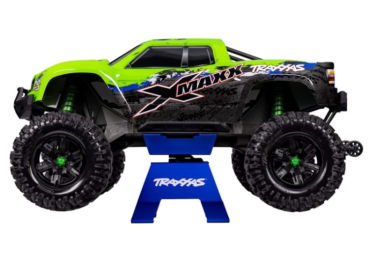 Traxxas - Aluminum RC Car/ Truck Stand, X-Trucks, blue - Image 2