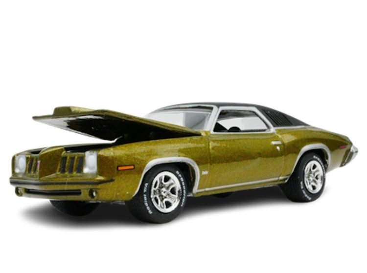 Johnny Lightning - 1:64 1973 Pontiac Grand Am (Golden Olive Poly) - Classic Gold Collection