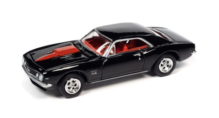 Johnny Lightning - 1:64 1967 Nickey Chevy Camaro (Tuxedo Black) - Pro Collector Storage Tin