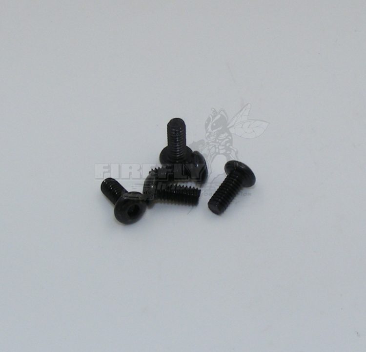 Screws, M2.5x6mm Button Head Hex Socket Screws (5pcs)