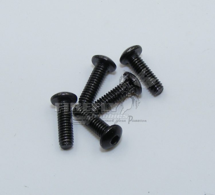 Screws, M2.5 x 8mm Button Head Hex Socket Screws (5pcs)