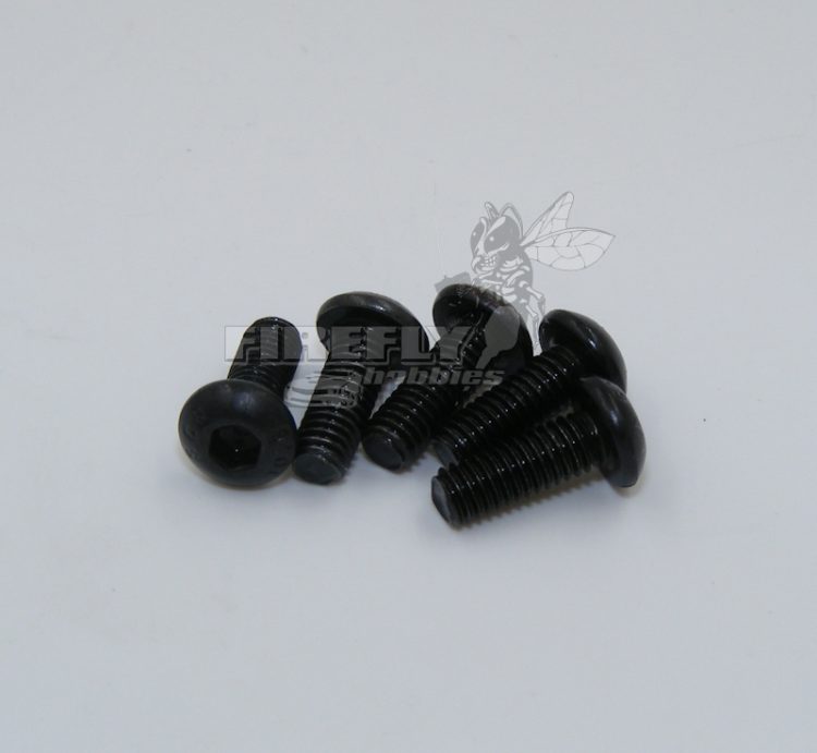 Screws - M3x8mm Button Head Hex Socket Screws (5pcs)