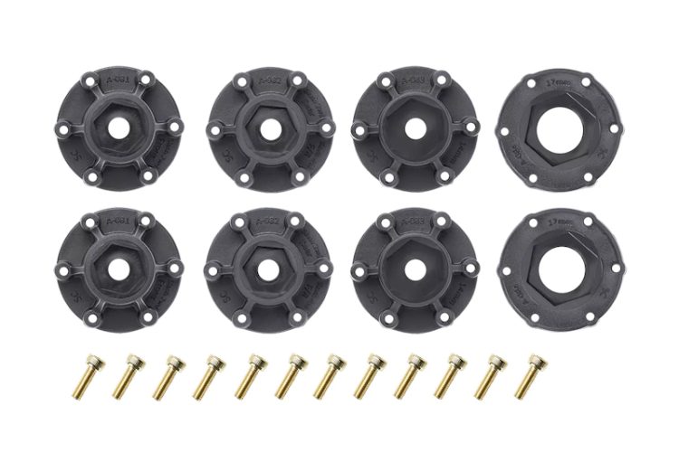Louise RC - MFT ST-UPHILL 1/10 Stadium Truck Tire - Removable Hex - Mounted - Black (1 Pair) - Image 3