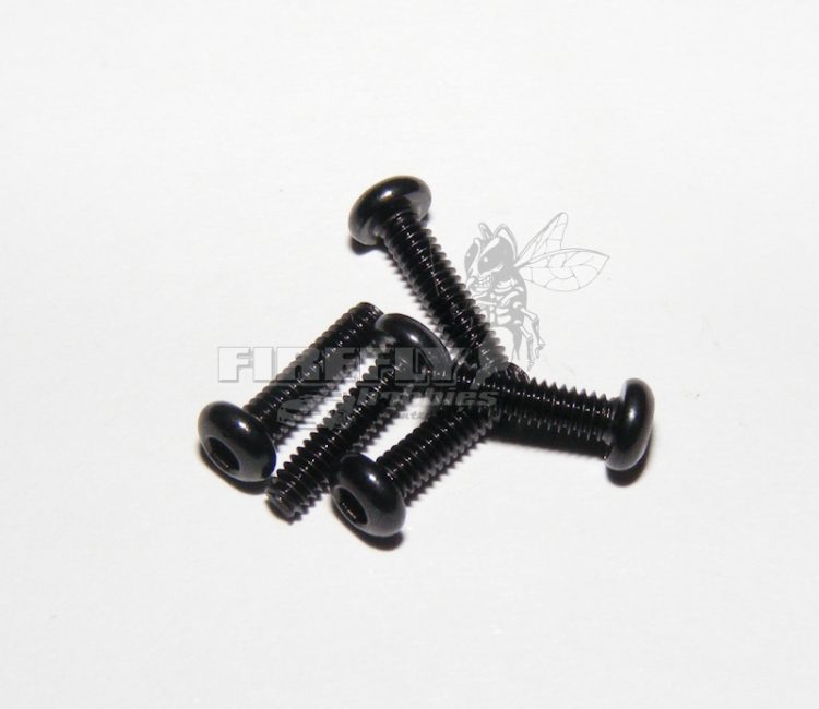 Screws - M2x8mm Round Head Hex Socket Screws (5pcs)