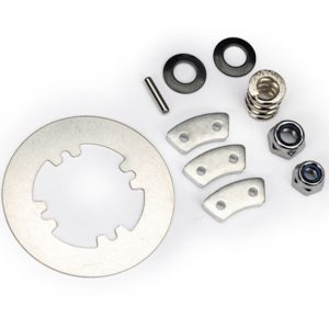 Traxxas - Rebuild kit, (heavy duty), slipper clutch (steel disc/ aluminum friction pads (3)/ spring (1)/ 2x9.8mm pin/ 5x8mm MW/ 5.0 NL(1)/ 4.0mm NL (1))