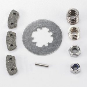 Traxxas - Rebuild kit, slipper clutch (steel disc/ friction pads (3)/ spring (2)/ pin/4.0mm NL(1)/ 5.0mm NL (1))
