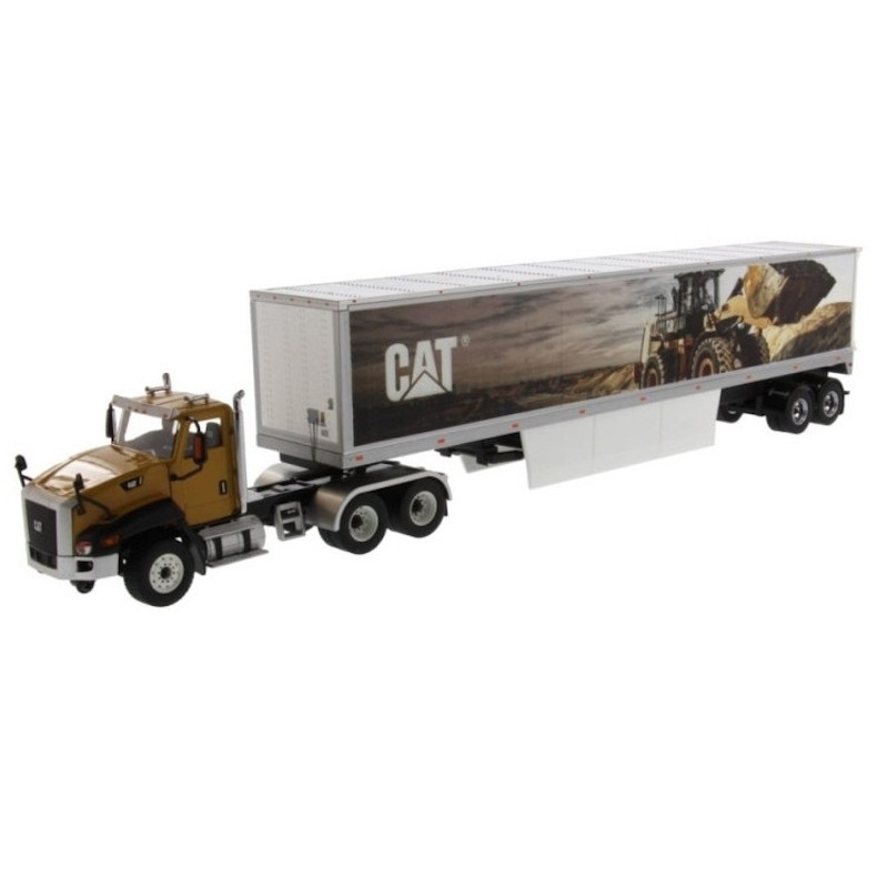 Die-Cast Masters - 1:50 CAT CT660 with CAT Mural Trailer - Image 3