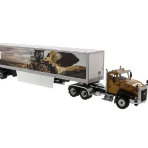 Die-Cast Masters - 1:50 CAT CT660 with CAT Mural Trailer