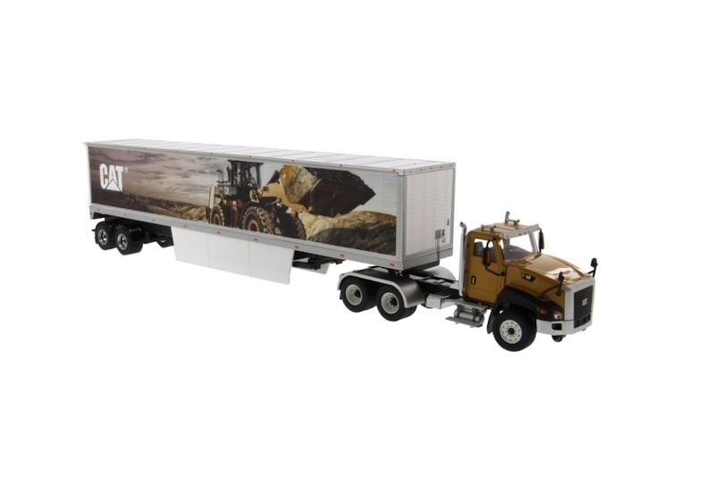 Die-Cast Masters - 1:50 CAT CT660 with CAT Mural Trailer