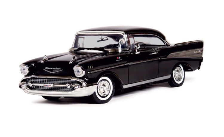 Motormax - 1:18 1957 Chevy Bel Air Coupe - Black