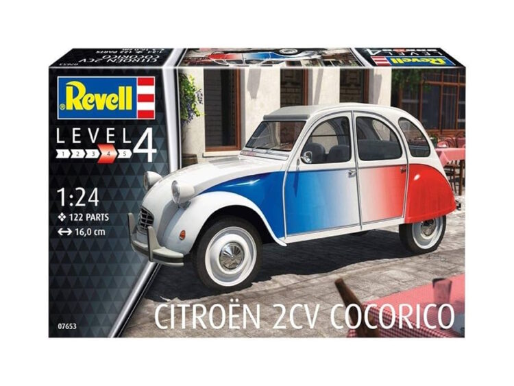 Revell - 1:24 Citroen 2CV Cocorico