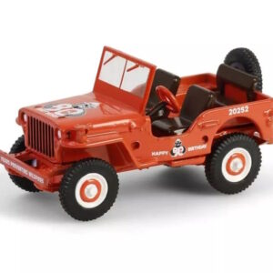Greenlight - 1:64 1944 Willys MB Jeep - Anniversary Collection Series 17 - Smokey Bear 80th Anniversary