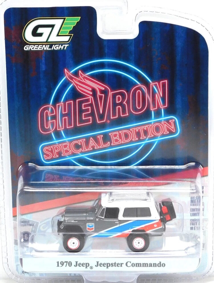 Greenlight - 1:64 1970 Jeep Jeepster Commando - Chevron Special Edition Series 1 - Image 7